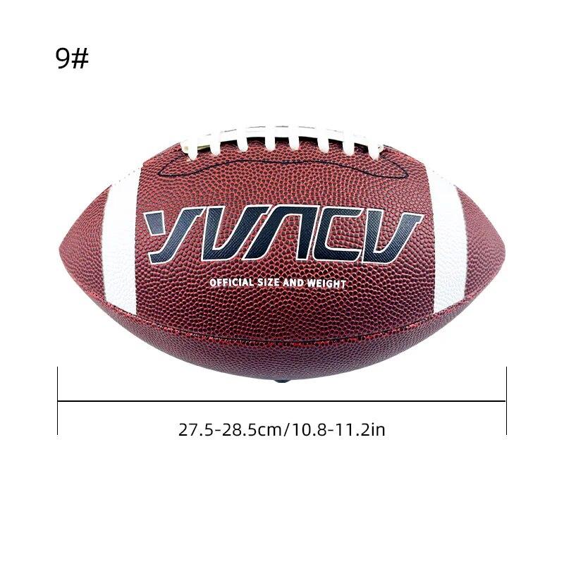 1pc Standard American Football For Youth And Adult Outdoor Sports Game Competition Training , Rugby Size 9 , 6 , 3