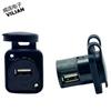 USB Type D Panel Mount Waterproof Female Socket (USB 2.0/3.0) for Digital Data Transfer