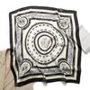 British style silk scarf light luxury scarf carriage fashion shawl small square scarf sunscreen headscarf women's live broadcast hot sale