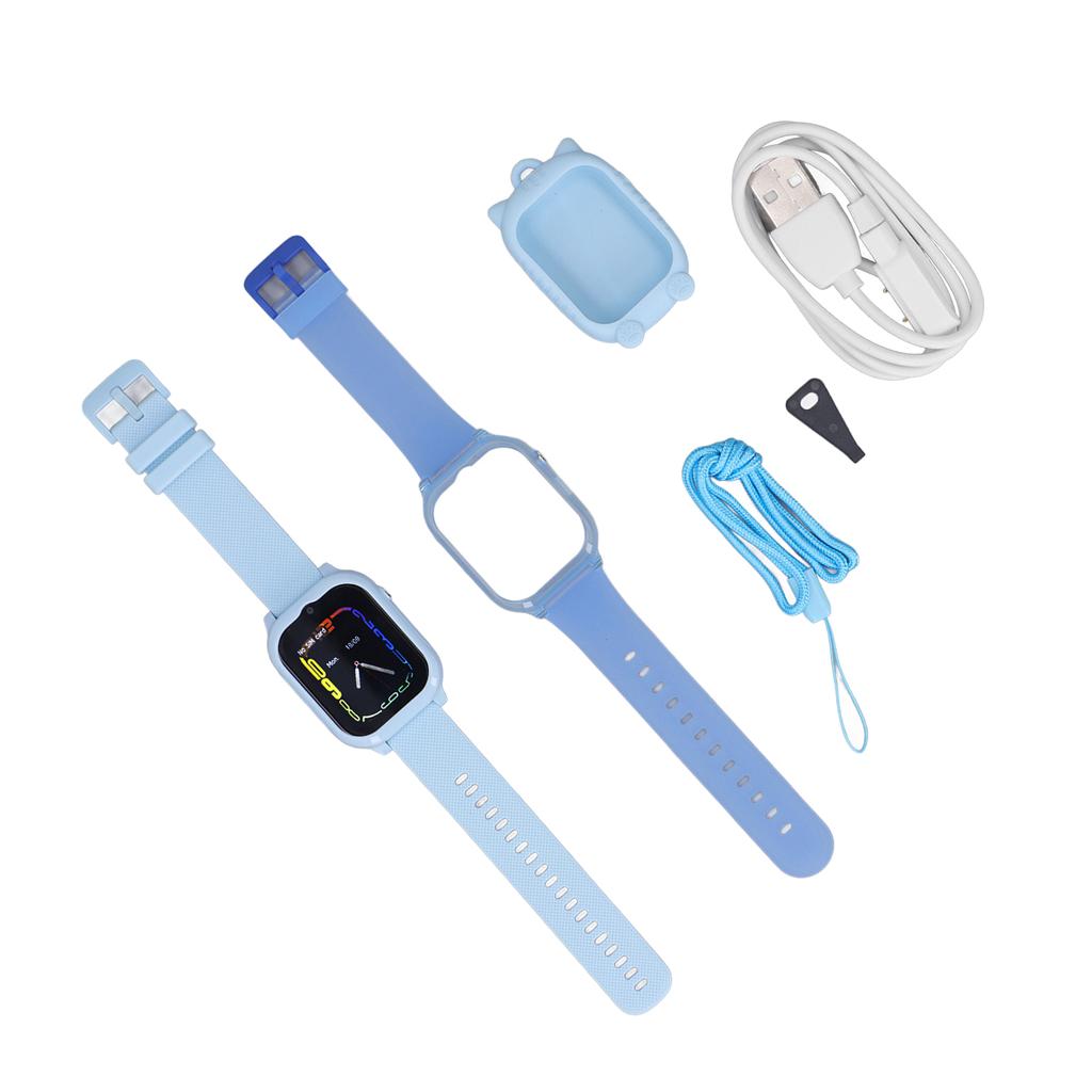 Children Smart Watch High Definition Large Screen Voice Message Video Calling Multi Function 4G