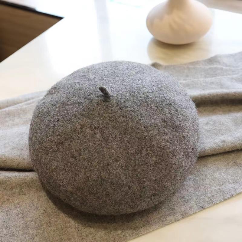Vintage Berets Cap for Women Outdoor Causal Hat Japanese Streetwear Ins Designer Autumn Warm Painter Hat Sweet Soft Hat