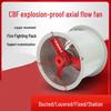 Muto CBF-200 Explosion-Proof Axial Flow Duct Fan