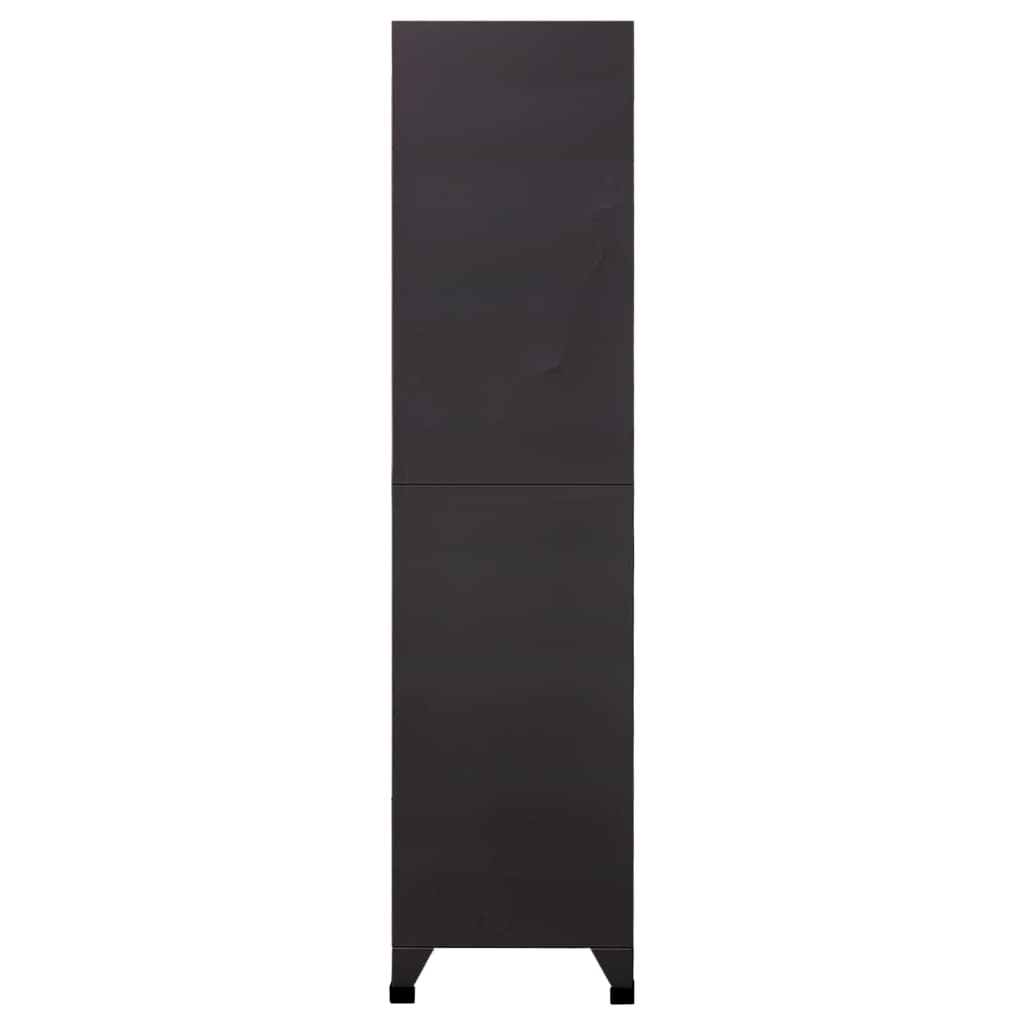 Vidaxl Lockable Cabinet, Anthracite, 90X45X180 Cm, Steel