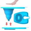 Foldable Shampoo Bowl Adjustable Neck Strap Hair Washing Basin Care Shampoo Sink for Hair Salon Pregnant Women Elderly Children