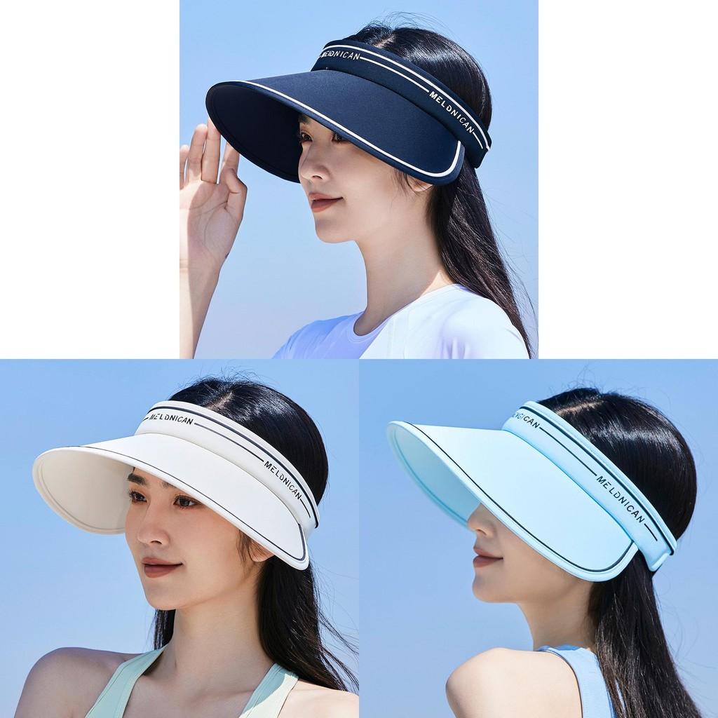 Fashionable Ice Silk Outdoor Sun Hat Women Summer Anti-uv Sunscreen Hat Adjustable Big Brim Breathable Hat