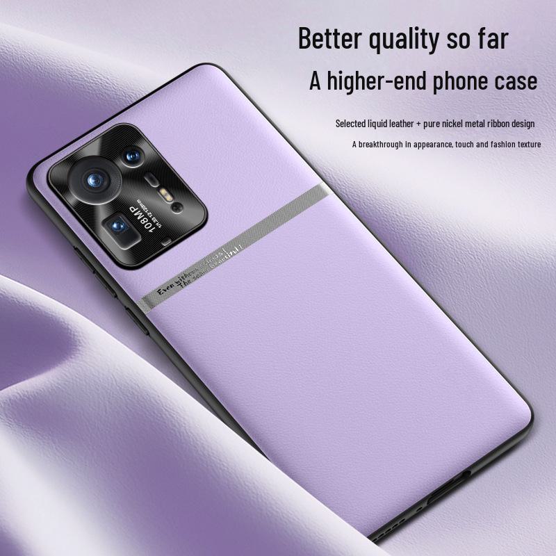 Xiaomi Mix 4 Liquid Leather Case: Anti-Fall & Anti-Fouling Protective Cover, One-Piece Shipping Available.