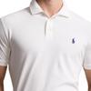 Polo Ralph Lauren FW24 Custom Slim Fit Logo Print Solid Short Sleeve Polo Shirt Men Tops White MNPOKNI1N822982-100