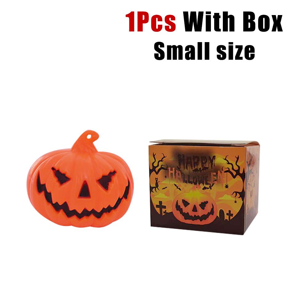 Luz de Abóbora LED de Halloween Decoração de Casa Lâmpada de Vela Suprimentos para Festa de Halloween Casa Assombrada Adereços de Terror Presentes para Crianças