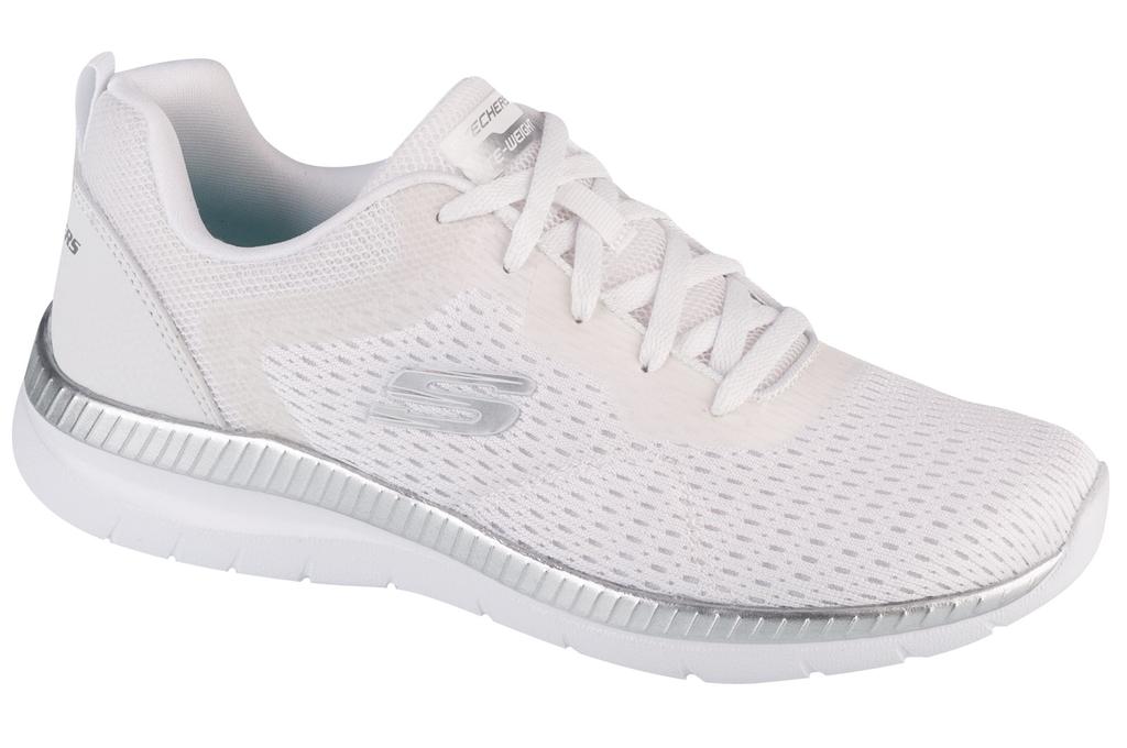 Skechers Bountiful - Quick Path, Womens White Sneakers