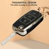 3 Button TPU Remote Flip Key Cover Shell Holder Case Protect For Volkswagen Beetle Passat Polo Golf MK5 MK6 Plus Estate Jetta