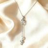 Modischer Doppelnoten Violinschlüssel Anhänger Verstellbare Halskette Für Frauen Punk Goth Musik Choker Schmuck Geschenk
