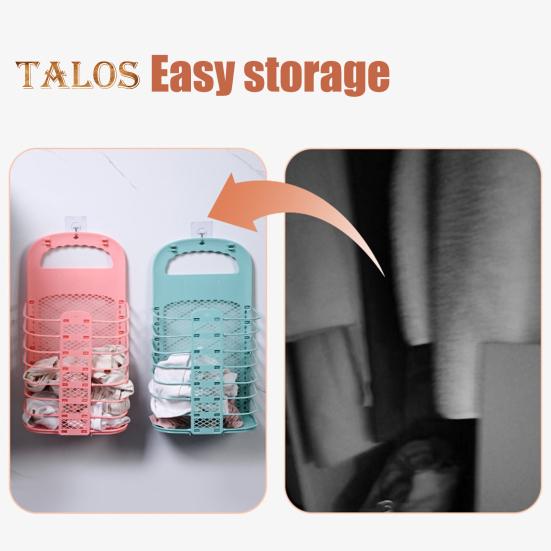 Foldable Dirty Clothes Basket Wall-Mounted Laundry Hamper Large Capacity Hollow Design Dirty Clothes Hamper Organizer