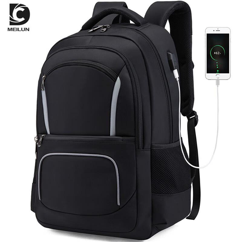 

DC.meilun Men s USB Multi-functional Outdoor Backpack