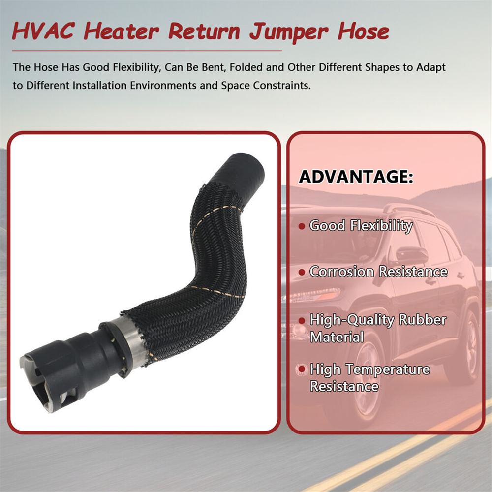 For 14-15 Jeep Cherokee Chrysler 200 68192082AA HVAC Heater Hose Connector Black