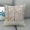 Easter Cushion Cover Cute Bunny Eggs Printed Pillow Covers 18x18 Inches Easter Decorations Hare Rabbit Flower Linen Pillowcase