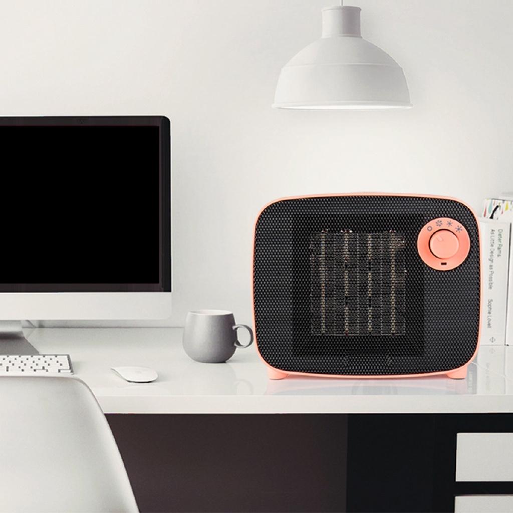 Small Handy Heater Fan 1500W Electric Space Mini Heater Fan 220V Desktop Fan Portable Warmer Air Blower Fan