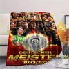 1pz Coperta in Flanella con Stampa Bayer 04 Leverkusen, Alta qualità Confortevole per Tutte le Stagioni, Decorazione per la Casa, Calore e Comfort, Perfetta per Regali di Natale11