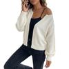 Women Casual Loose Long Sleeve Knit Open Front Cardigan Sweater Outerwear