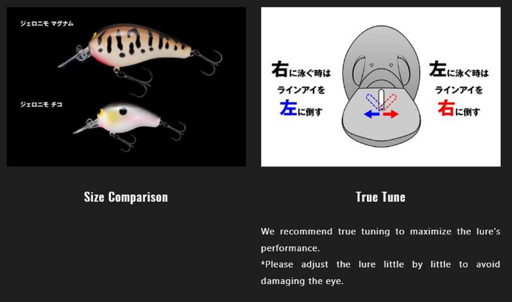 Jackall Geronimo Magnum 70mm Floating Lure Gold & Black Strike (2683)