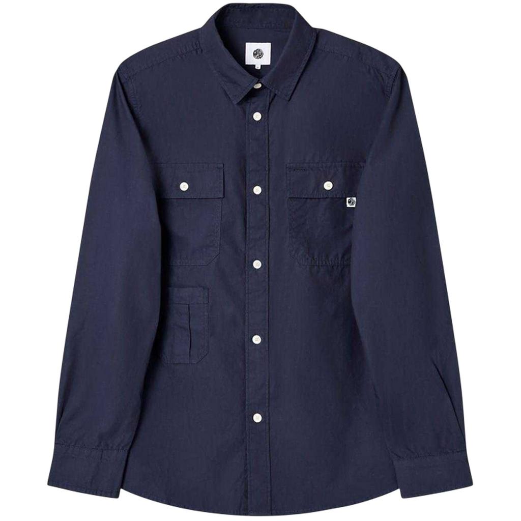 Pretty Green Mens Brentwood Long-Sleeved Shirt