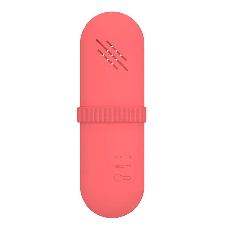 Silicone Makeup Brush Storage Bag Travel Cosmetic Brush Holder Makeup Sponge Case Organizer Pouch Beauty Make Up Tools for Women