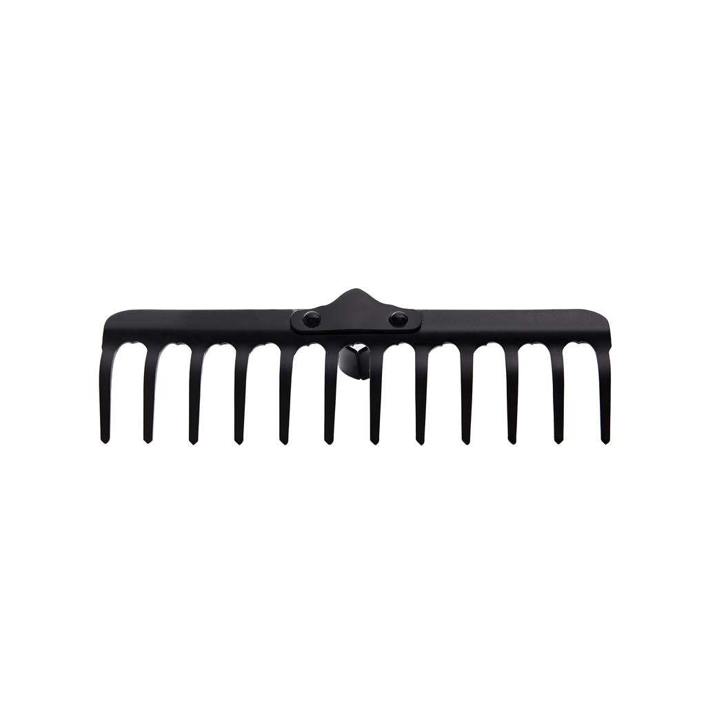 KADAX Grabie metalowe Do Liści Trawy Bez Trzonka Nieoprawione Solidne