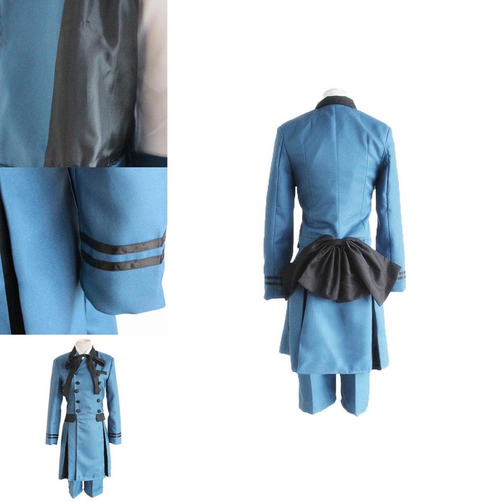Stunning Black Butler Ciel Phantomhive Cosplay Costume Set With Exquisite Workmanship For Theme Parties