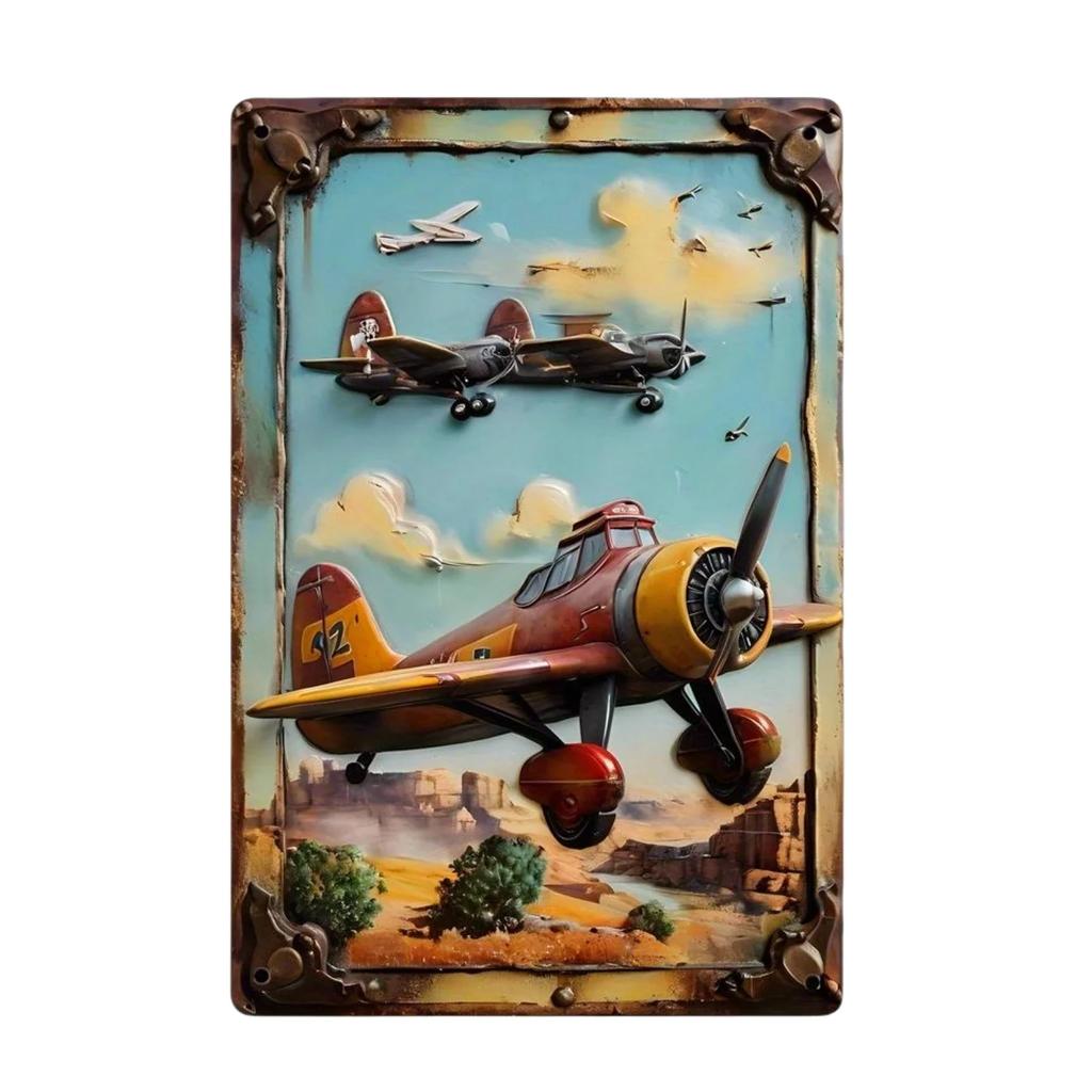 Vintage-Plakate im alten Stil mit LKW-Zug, Metallblechschilder, dekorative Teller für Club, Männerhöhle, Bar, Hotel, Café, Wanddekoration