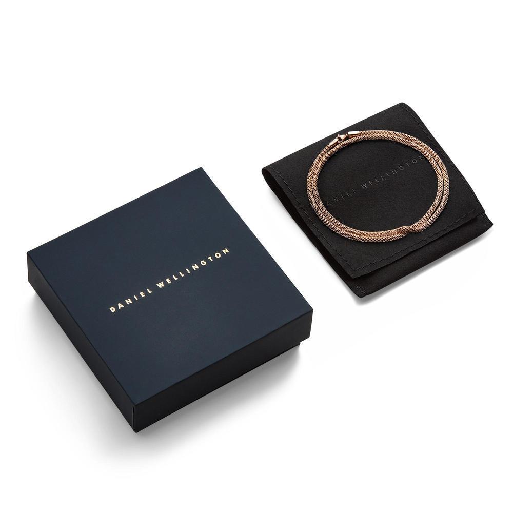 Daniel Wellington Tide Mesh Necklace 2.8 Men'S Plain Mesh Simple Chain Necklace