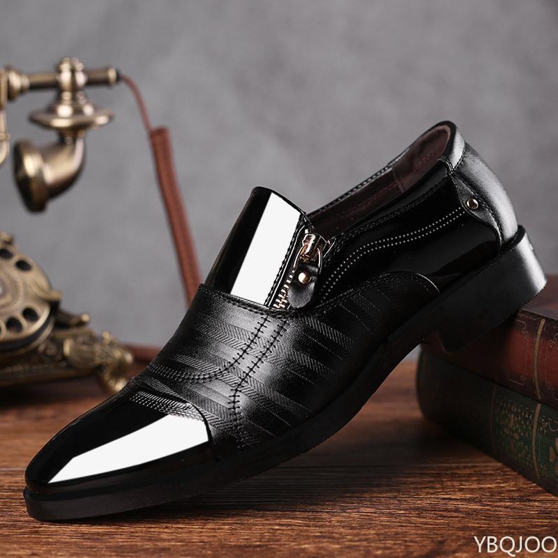 Large Size Fashionable Men's Office Formal Shoes Low Cut Daily Comfortable Pointed Multifunctional Men's Wedding Shoes