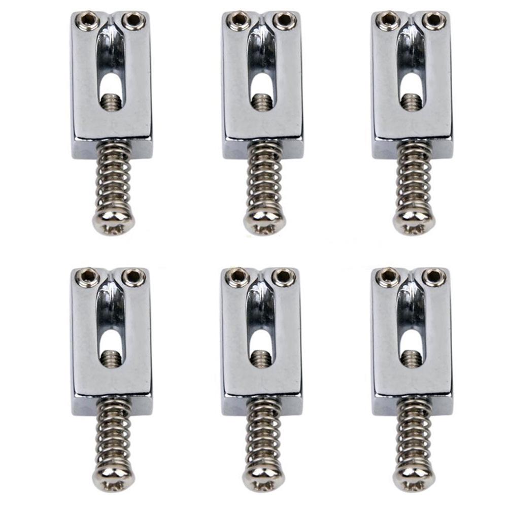 Electric Guitar Bridge Saddle String Plate Tailpiece Saddle Clamp (Universal for Fender Metal Guitars)