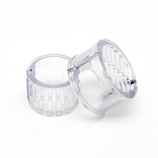 Hair Claw Transparent Plastic Hair Clip Anti-slip Teeth Adjustable Buckle Design Lightweight Invisible Hair Holder Hair Accessories