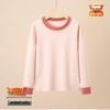 Kids' Warm Cotton Pajamas: Boys' and Girls' Long Sleeve Base Layer Shirts for Teens and Students