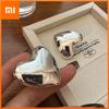 BF CLUB 925 Sterling Silver Earrings For Women Trendy Simple Big Heart Earring Jewelry Prevent Allergy Party Accessories