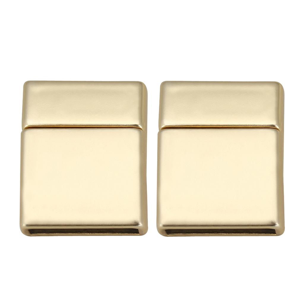 5-10pcs/lot High Quality Alloy Magnetic Buckles Flat Leather Rope Connectors Clasps For DIY Bracelet Necklace Making Accessories