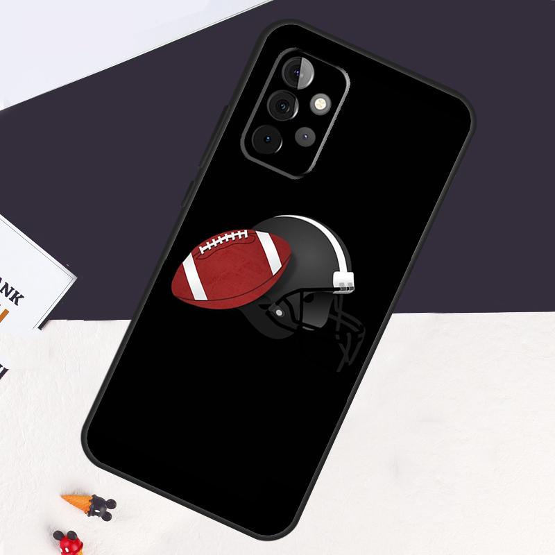 American Football Case For Samsung Galaxy A05 A06 A26 A16 A56 A36 A22 A32 A52 A54 A34 A14 A55 A15 A53 A33 A35