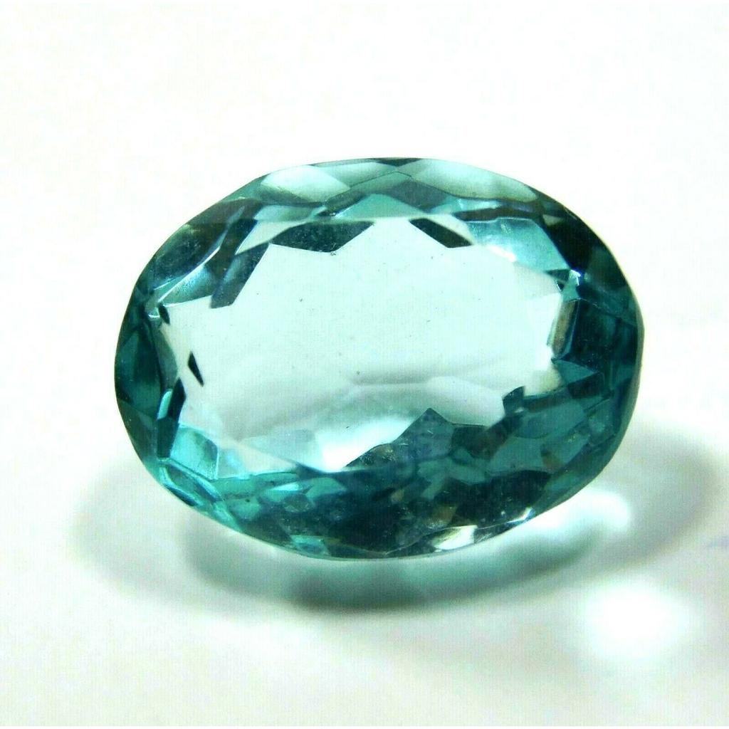 Natural Blue Aquamarine Loose Gemstone Oval Cut 6.20 Ct Free Shipping for Jewelry Making and Crafts