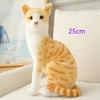 Gatti Siamesi Peluche Realistici Giocattolo Gatto Americano Shorthair Bambola Gatto Carina Giocattoli per Animali Domestici Decorazione Casa Regalo Per Ragazze compleanno