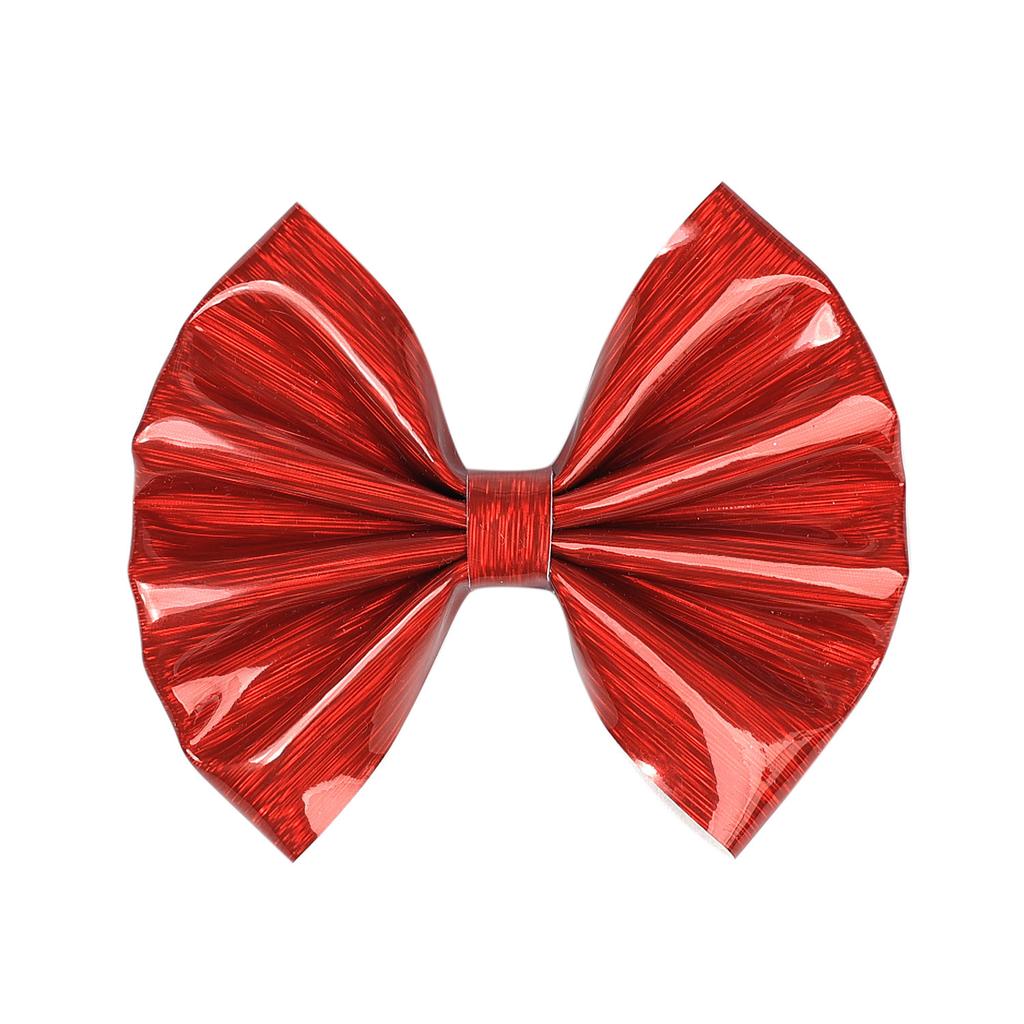 4,7 Zoll PU Gold Metallic Haarspange für Mädchen Haarschleifen Niedliche Kinder Haarspange Handgefertigter Kopfschmuck Kinder Haaraccessoires