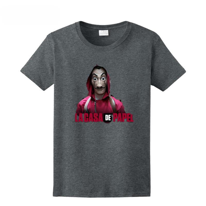 Famous House Of Paper Money Heist La Casa De Papel T Shirt Short Sleeve T Shirt