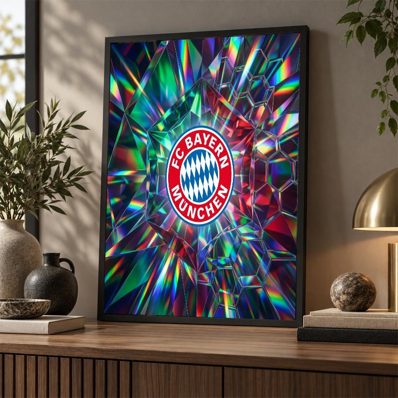 Kit Pictură cu Diamante Bayern München 5D Gaureală Completă DIY Mozaic cu Diamante Artă de Perete Decor Acasă