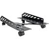 TOOQ UMCS0024-B - Support De Sol Avec Roulettes Pour Unité Centrale, Métal, Noir