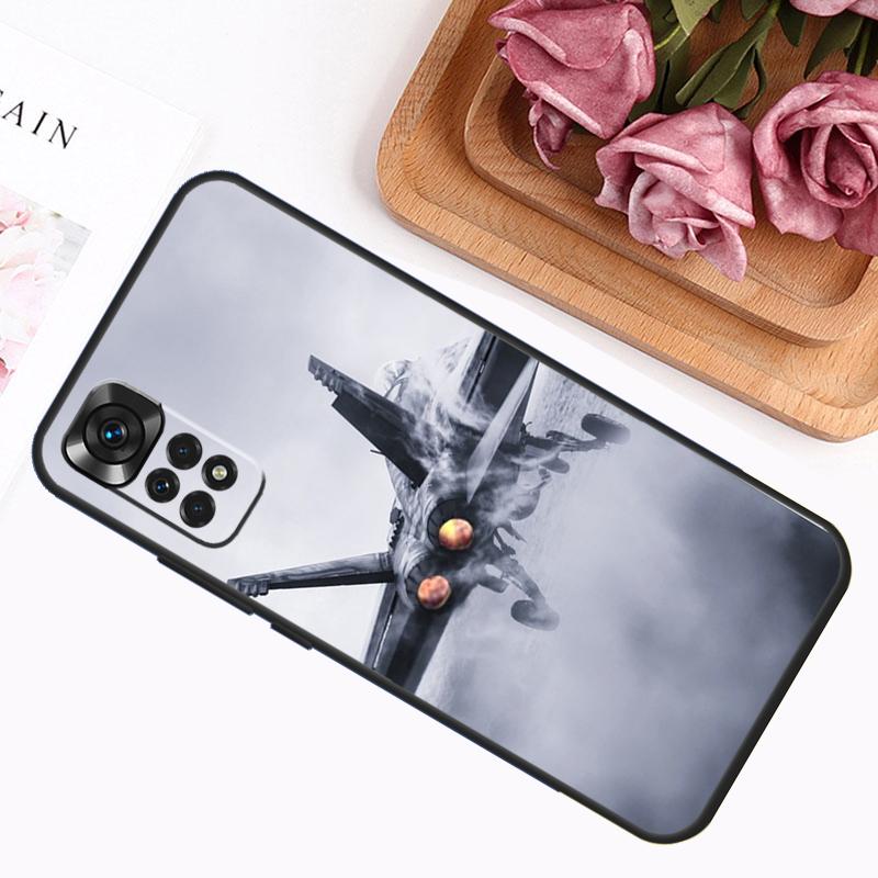 F14 Fighter Tomcat Case For Xiaomi Redmi Note 9 10 11 12 13 14 Pro 9S 10S 11S 12S Redmi 14C 13C 10C 12C Cover