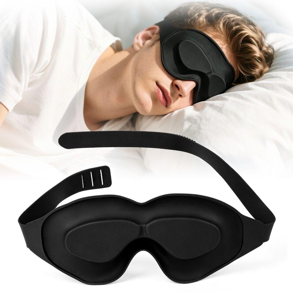 Comfortable Dry Eye Sleep Mask Moisturizing Silicone Eyeshade 3D Stereoscopic Eyeshade  Sleep