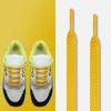 NEW Flat Shoelaces Classic Shoe Laces Off Sneaker Solid Neutral Color Replacement Shoe Strings Suitable for Sneakers Dad Shoes