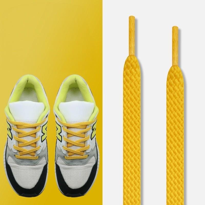 NEW Flat Shoelaces Classic Shoe Laces Off Sneaker Solid Neutral Color Replacement Shoe Strings Suitable for Sneakers Dad Shoes