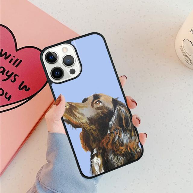 Cartoon Cocker Spaniel Phone Case For iPhone 17 Air 15 16 11 12 13 14 Pro Max Cover For iPhone 17 Air Max Plus Fundas