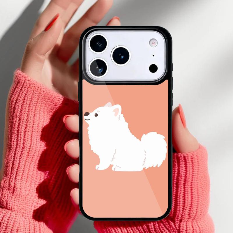 Japanese Spitz Dog Phone Case for iPhone 17 16 15 14 13 Pro Max Back Cover for 12 11 Pro Coque