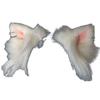 White cat ears pink beast ear tire lovely cosplay Lolita hand yellow ear clip kc hair band
