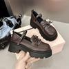 Japanese Cute Bow Small Leather Shoes Women's British Style Retro Versatile Mary Jane Single Shoes Spring and Summer New Models